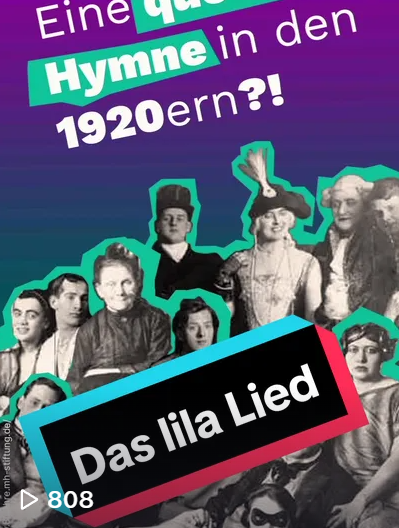 Eine queere Hymne in den 1920ern?