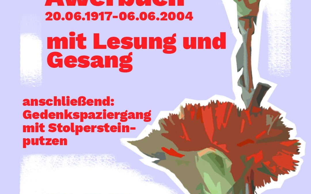 Gedenkkundgebung für Marianne Awerbuch mit anschließendem Gedenkrundgang