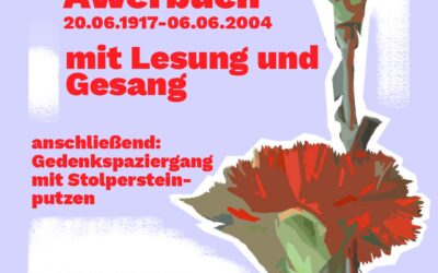 Gedenkkundgebung für Marianne Awerbuch mit anschließendem Gedenkrundgang