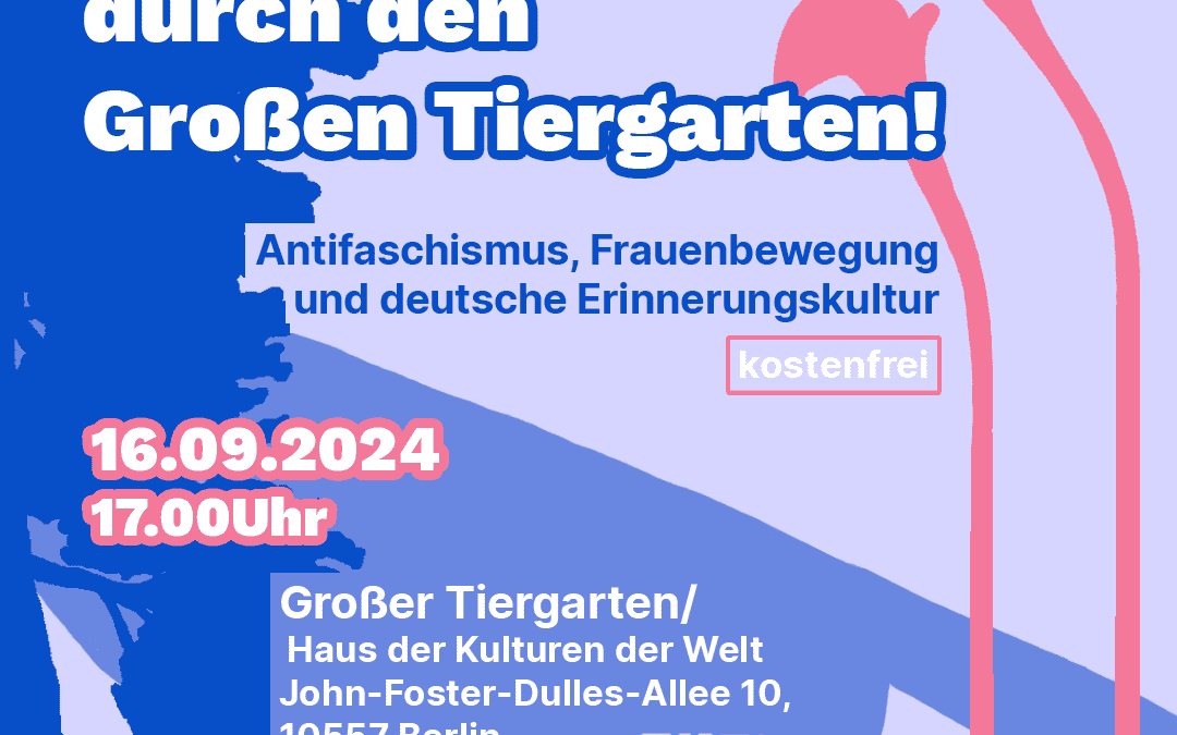 Spaziergang durch Geschichte und Gegenwart – Erinnern im großen Tiergarten 🌳